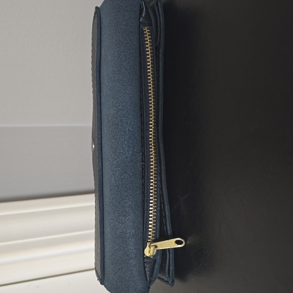 NEW Portland Leather Goods Large Bozeman Wallet/Black - Picture 8 of 12